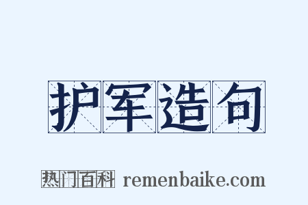 护军造句是什么意思的图片